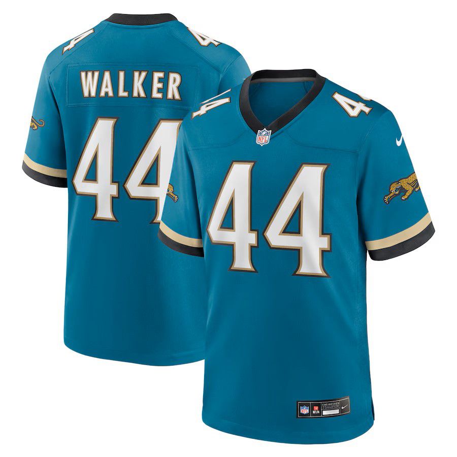 Men Jacksonville Jaguars #44 Travon Walker Green Nike Throwback Player Game NFL Jersey->jacksonville jaguars->NFL Jersey